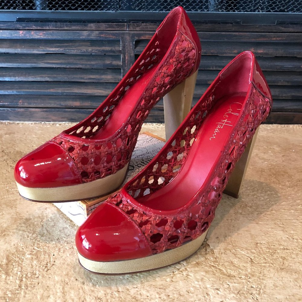 Cole haan Nike air Red heels 9B Retro